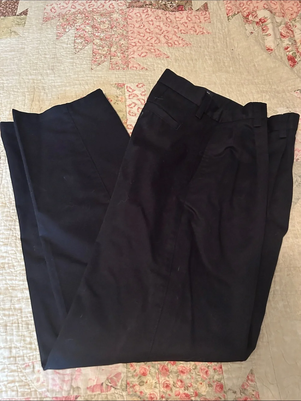 St. John's Bay Black Men's Dress Pants - Straight Leg